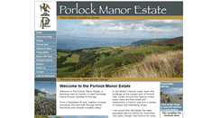 Desktop Screenshot of porlockmanorestate.org